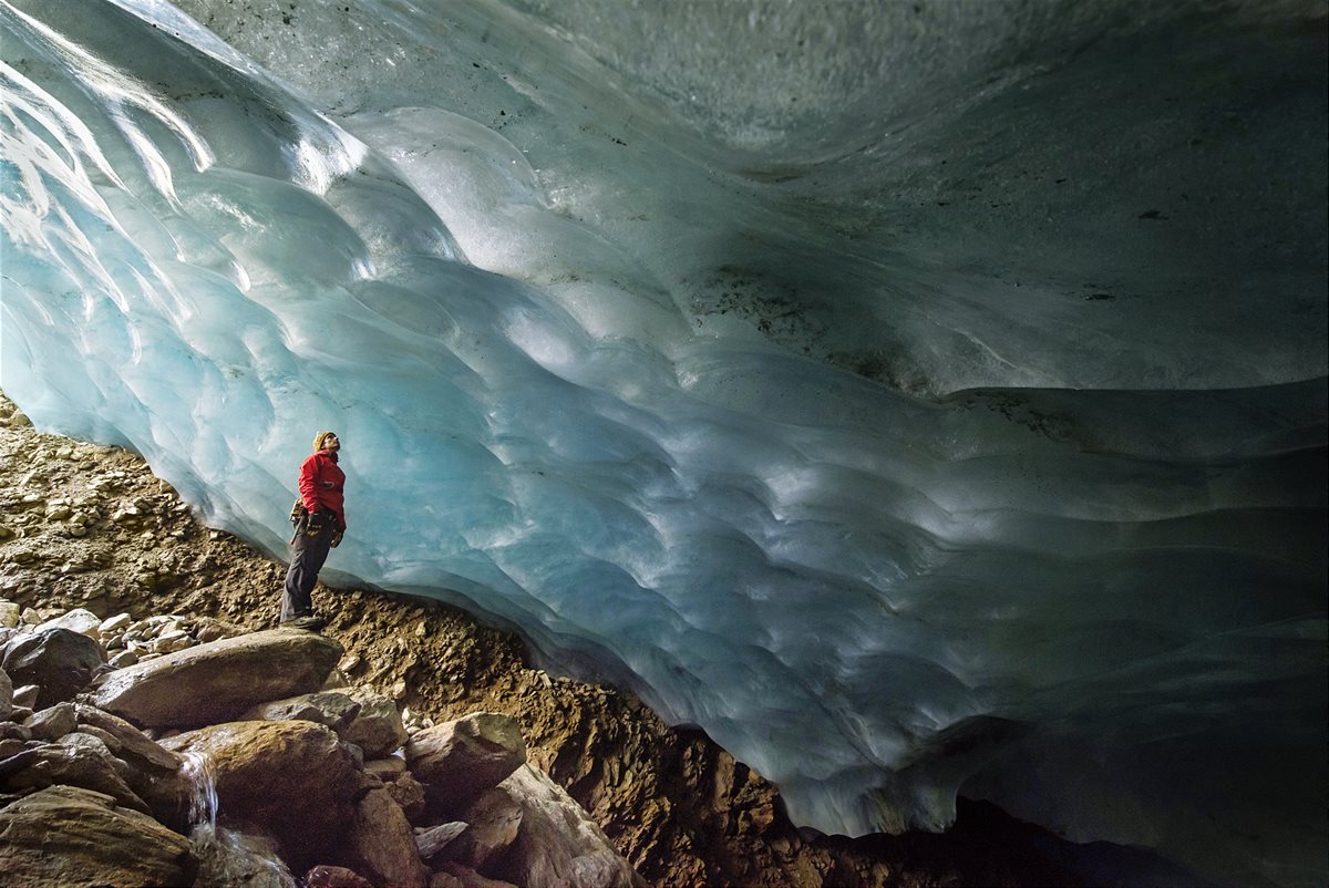 Phänomen der alpinen Gletscher