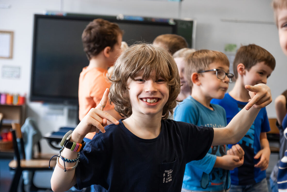 Servus bewegt Kinder - Die bewegte Schule | 2. Klasse einer bewegten Schule in Wien