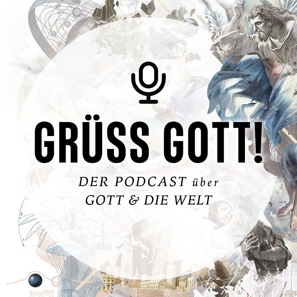 Logo Grüss Gott!-Podcast