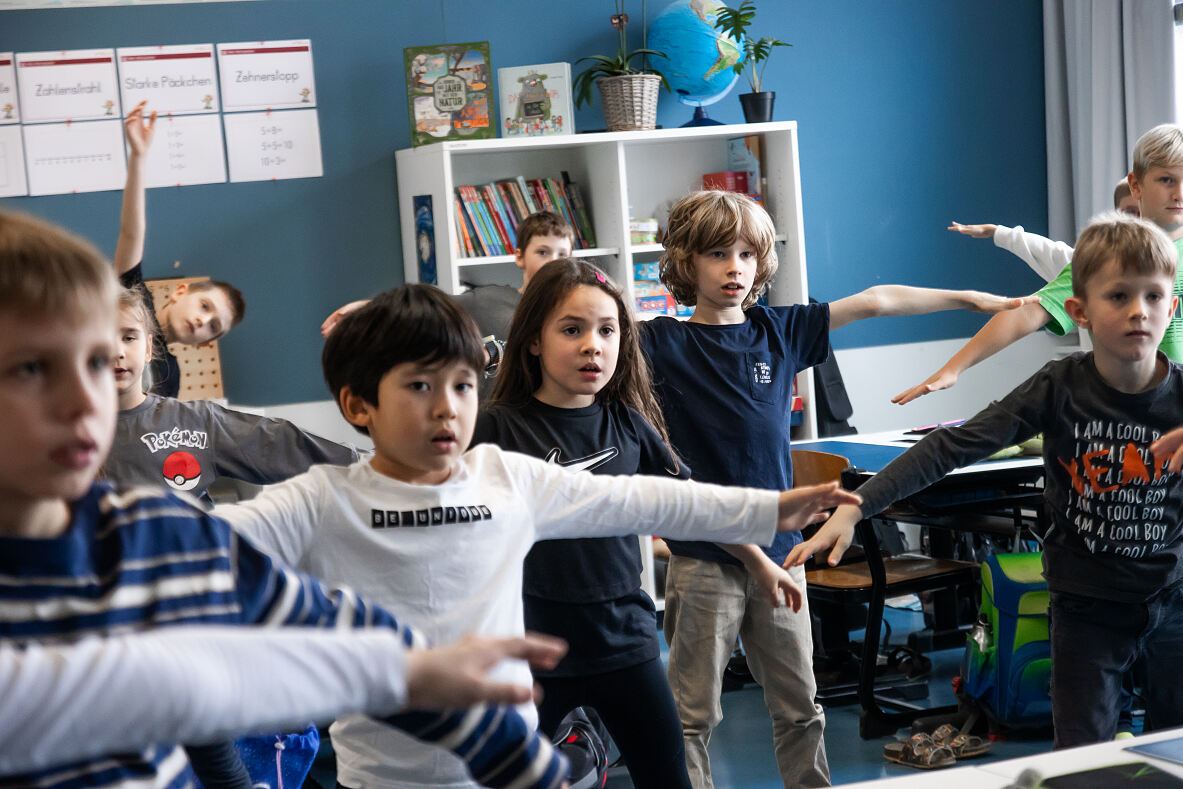 Servus bewegt Kinder - Die bewegte Schule | 2. Klasse einer bewegten Schule in Wien